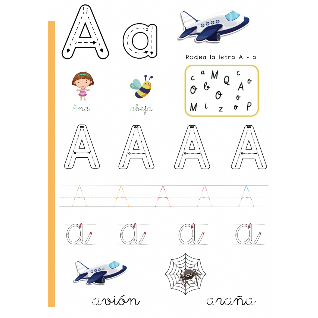 Aprender a Escribir Letras y Números