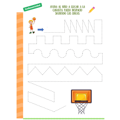 Libro Grafomotricidad Método Montessori