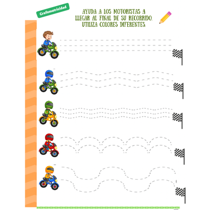 Libro Grafomotricidad Método Montessori