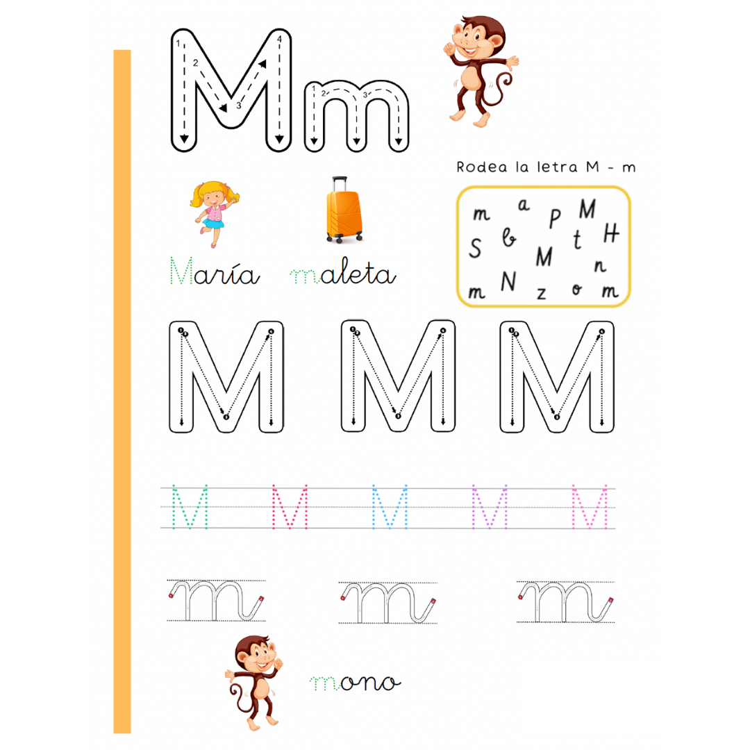 Aprender a Escribir Letras y Números