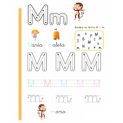 Aprender a Escribir Letras y Números